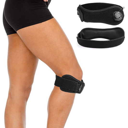 Pair of Knee Strap Patella Support Knee Band Brace for Running Sports Basketball
