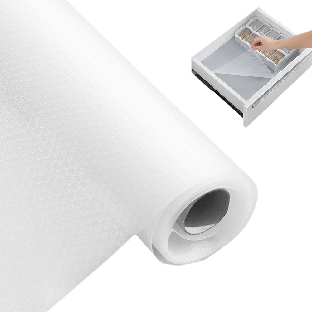 EVA Drawer Liner 30x300cm with Slip Resistant Dots and Heat Resistance - Clear