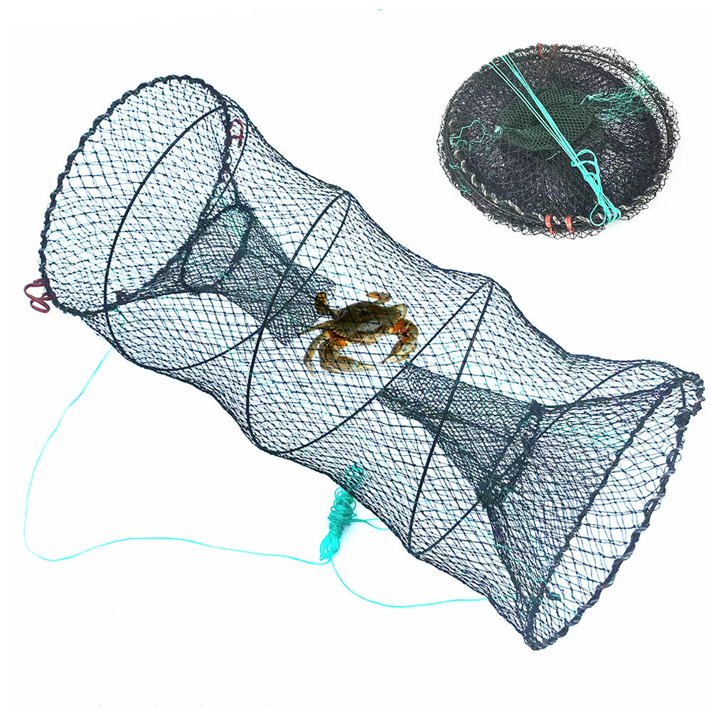 Fishing Bait Trap with Pull Rope Collapsible Fish Net