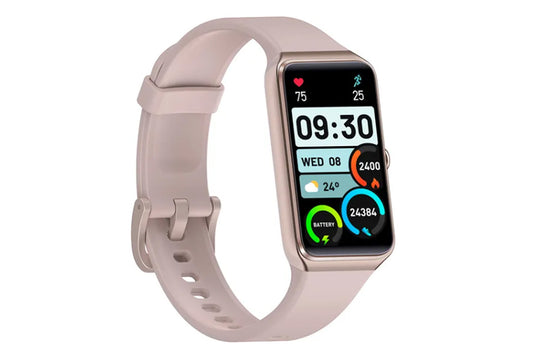 Fitness Tracker Smart Watch with Heart Rate and Blood Pressure Monitor-Pink