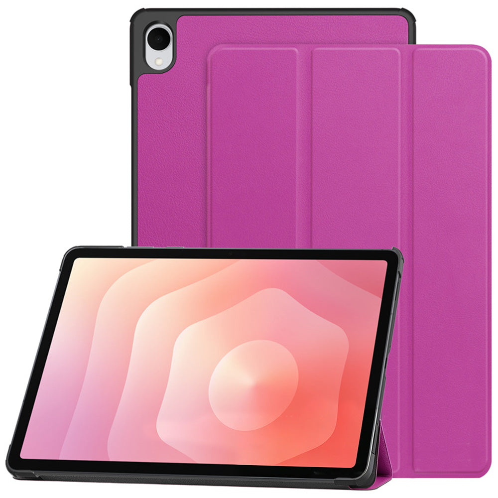 Flip Leather Stand Cover for Samsung Galaxy Tab A11 A9- Purple