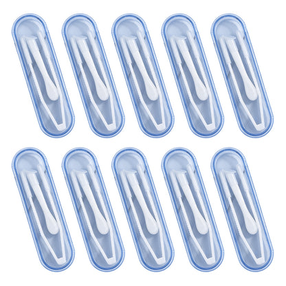 10 Piece Lens Tool Kit with Tweezers Applicator Remover - Blue