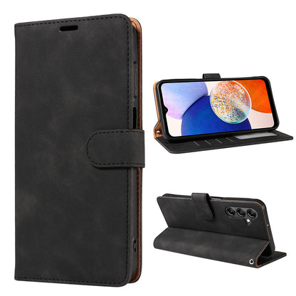 RFID Protective Flip Wallet Case for Samsung A17 A37 and A57 - Black