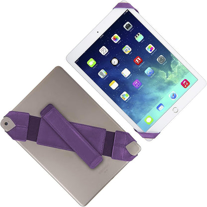 PU Leather Hand Strap Holder Stand-Purple