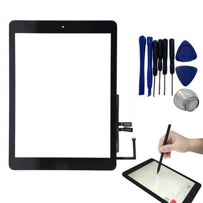 Replacement Glass Screen for iPad 5th to 9th Gen - Black