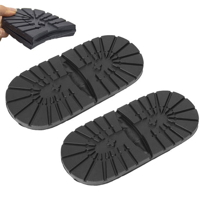 Black Shoe Sole Repair Pads for Mens Shoes and Boots - Heel