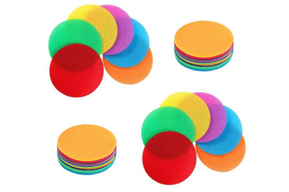 48PCS Carpet Spot Markers Sit Dot Circle Classroom Easy Teach Tool Game for Teachers -Round