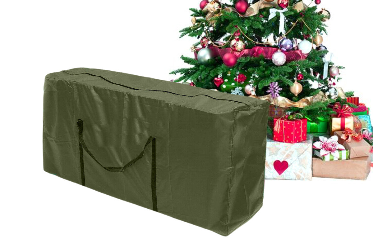 Extra Large Heavy Duty Water-Resistant Christmas Tree Storage Bag for Garden Furniture-Black