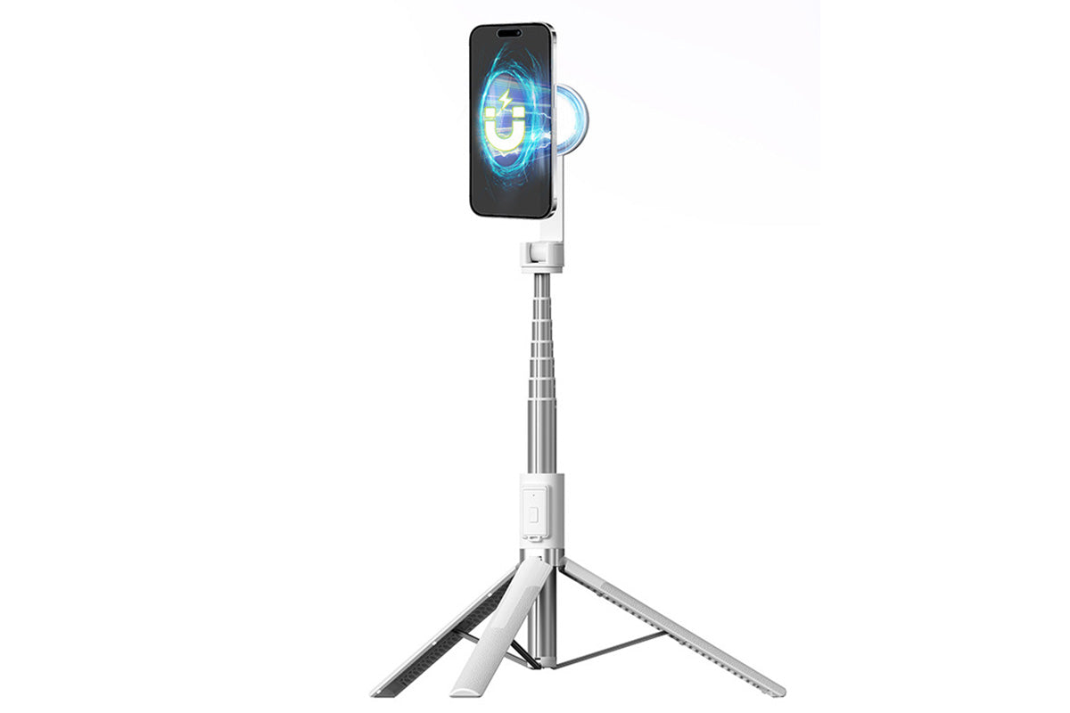 Selfie Stick Tripod 360-degree Rotatable Tripod for iPhone Android -White