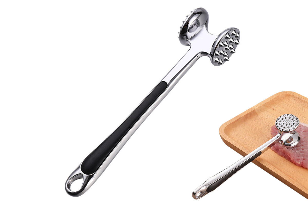 Meat Tenderizer Mallet Dual Sided Meat Hammer Chicken Pounder for Steak and Beef-With?Hanging?Hole