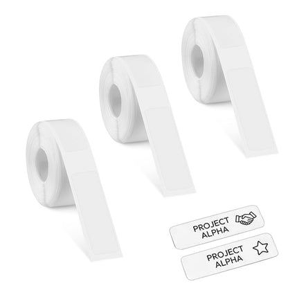 3 Rolls Label Paper for Phomemo D30 Self Adhesive Thermal Labels