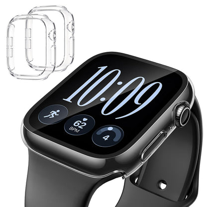 2 Piece Case and Screen Protector Set for Apple Watch Series 12 - Clear