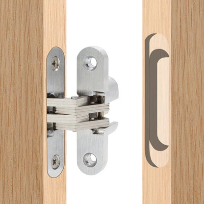 Stainless Steel 180 Degree Concealed Hinge for Cabinet Doors