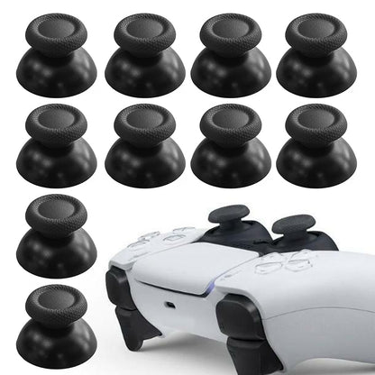 10PCS PS5 Controller Analog Stick Thumbstick Grips Replacement for Playstation 5-Black