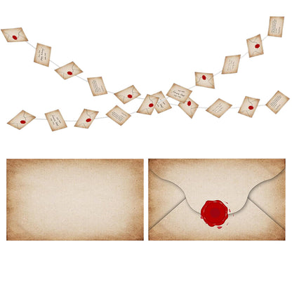 2 Pack Halloween Envelope Hanging Garland for Party Decor