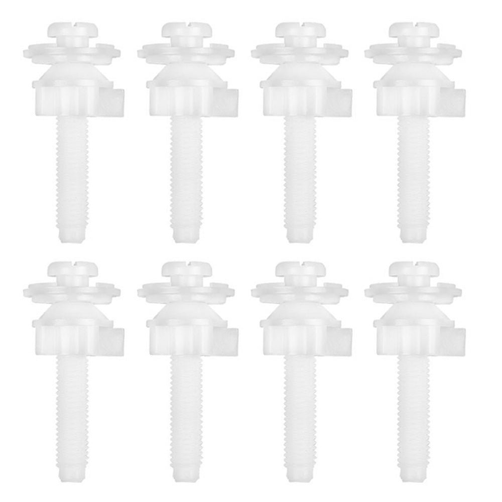 28mm Top Fix Toilet Seat Bolts Toilet Seat Hinge Bolts with Nuts Washers