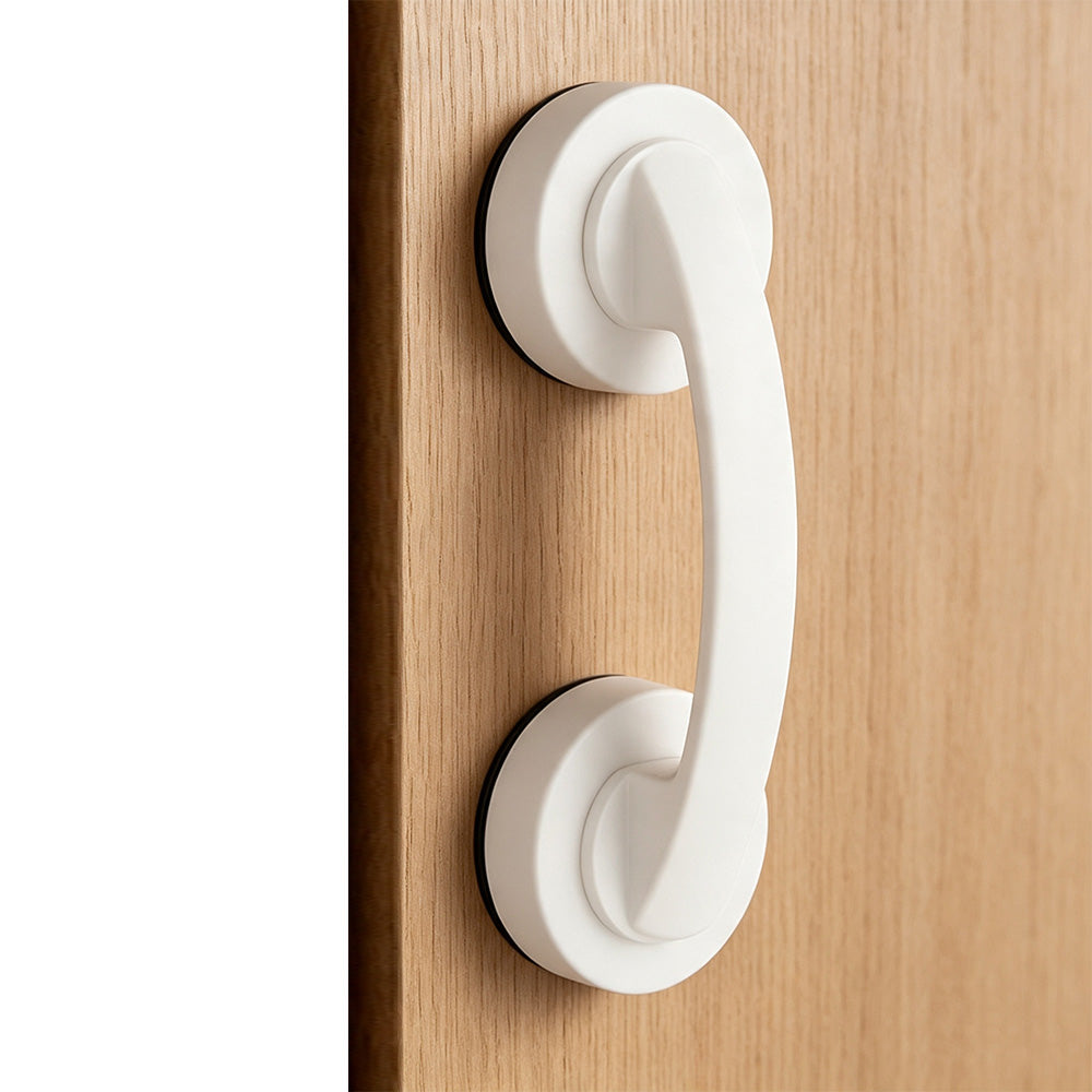 Suction Cup Door Handle Vacuum Suction Handle - White