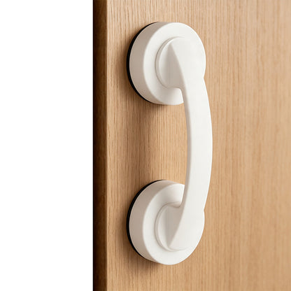 Suction Cup Door Handle Vacuum Suction Handle - White