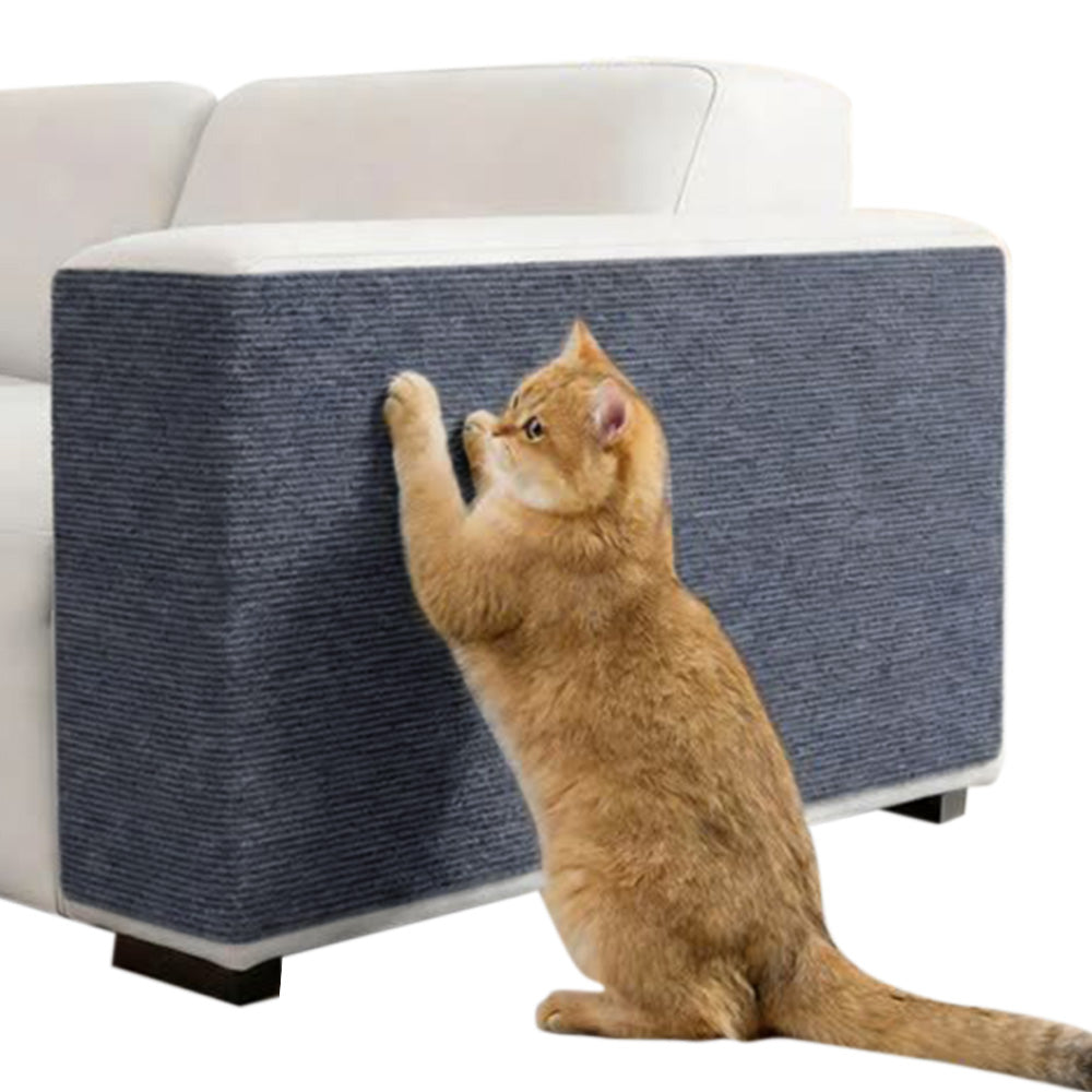 Self-Adhesive Cat-Scratch Protector for Sofa Wall Door - Dark Grey