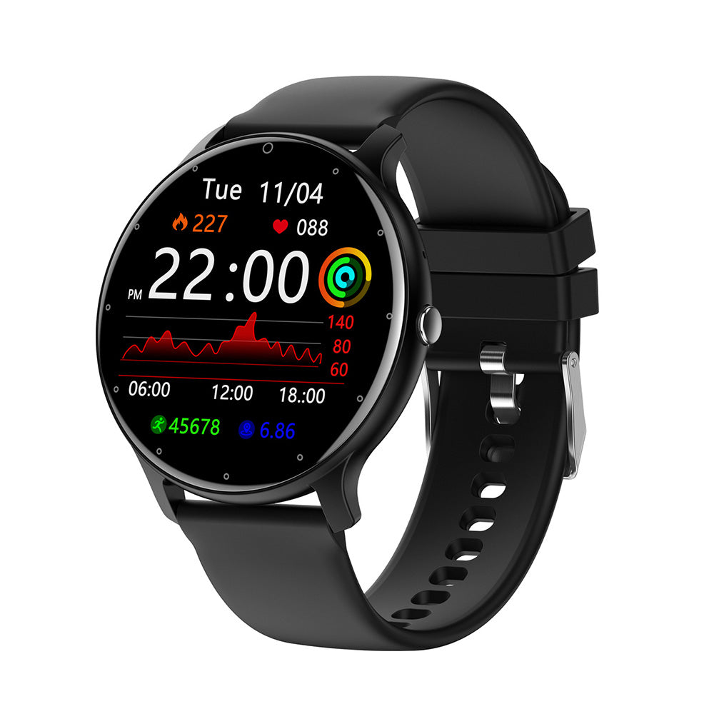 Smart Watch with HD Screen and Multiple Sport Modes - Black