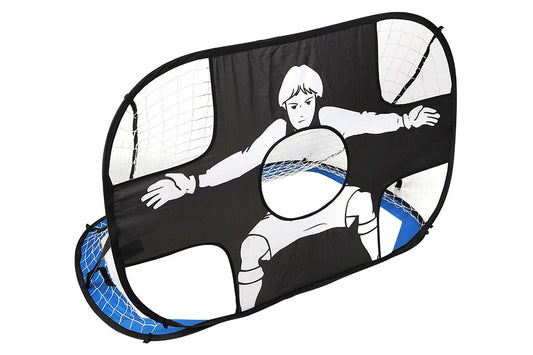 2 in 1 Soccer Pop Up Goal Net Targets Soccer Goal Net Training Football Goal-Soccer Goal