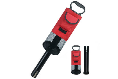 Golf Ball Retriever Portable Pocket Shag Bag Can Hold Up to 70 Balls -Red