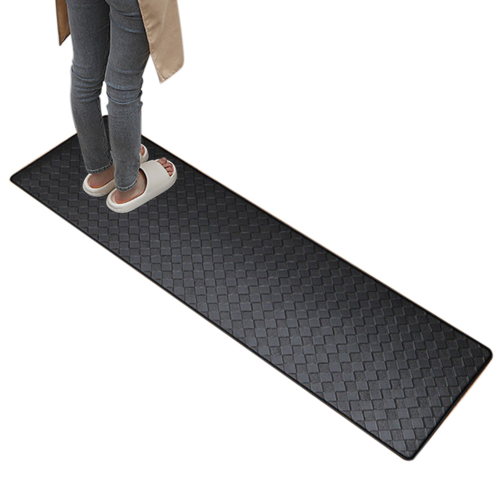 Kitchen Mat Waterproof Floor Mat - Black