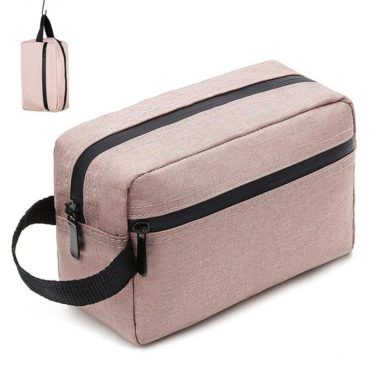 Travel Toiletry Bag Cosmetic Organizer for Women Men-Pink