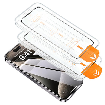 2 Pack Tempered Glass Screen Protector for iPhone 18 Pro and Pro Max