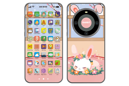 Learning Phone Toy with Over 10000 Educational Contents Touch Screen -Rabbit