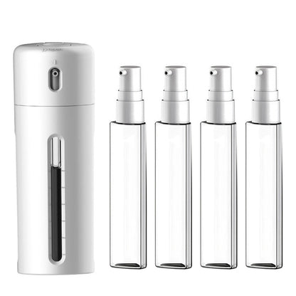 4 in 1 Refillable Travel Cosmetic Dispenser Bottle Set - White