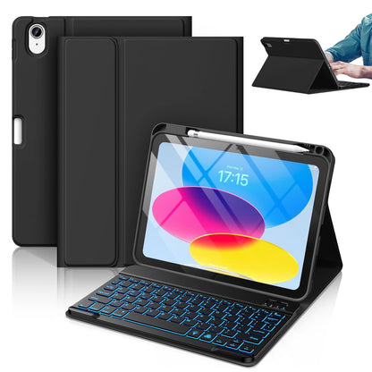 Detachable Backlit Keyboard Case for iPad 10.2 10.5 Inch - Black