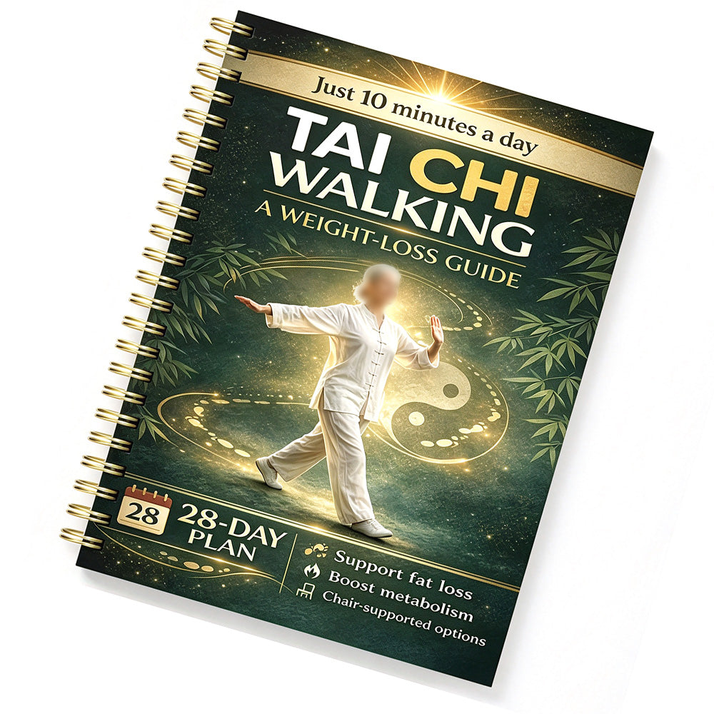 28-Day Tai Chi Spiral Planner Practice Log for Seniors and Beginners - Green