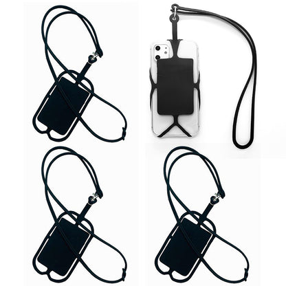 4PCS Universal Cell Phone Lanyard With Adjustable Neck Strap And Card Holder