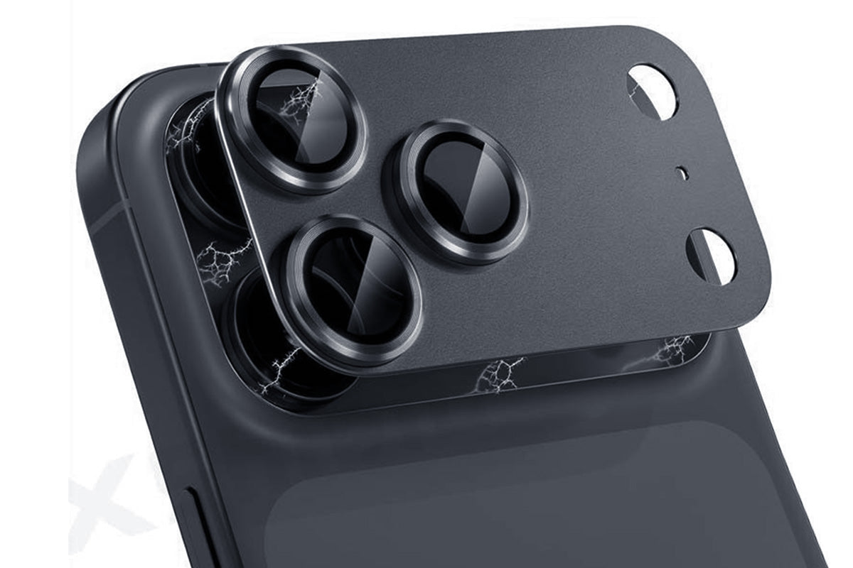 Replacement iPhone 17 Camera Lens Protector Full Coverage-Black