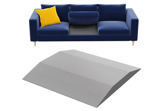 Curved Foam Sofa Cushion Support Board for Sagging Seat Grey