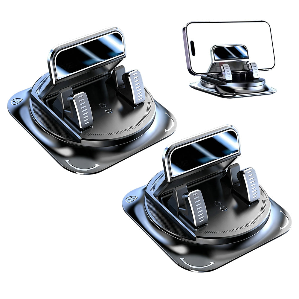 2 Piece 360 Degree Rotating Nonslip Dashboard Phone Holder