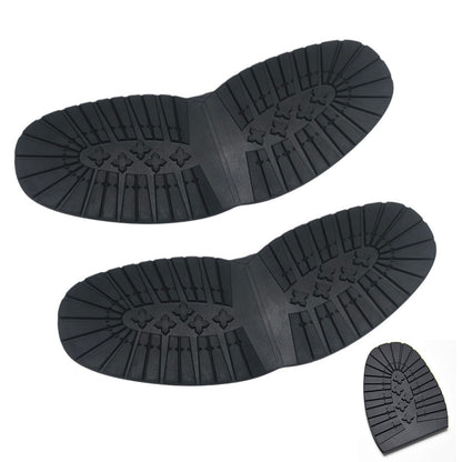 Black Shoe Sole Repair Pads for Mens Shoes and Boots - Forefoot