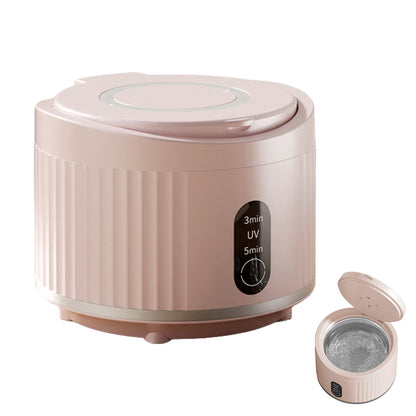 Ultrasonic Retainer Cleaner for Dentures Jewelry - Pink