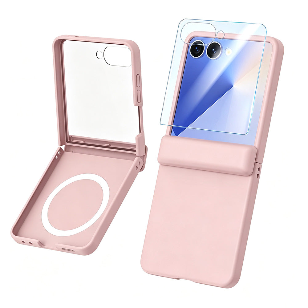 Case and Screen Protector for Samsung Galaxy Z Flip 8 - Pink