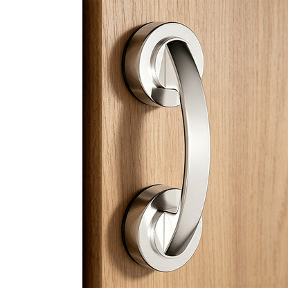 Suction Cup Door Handle Vacuum Suction Handle - Silver