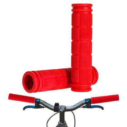 2PCS Bicycle Handle Bar Grips Rubber Grips For BMX MTB Cycle Road Mountain Bike-Red