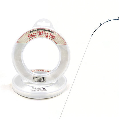 2Pcs Clear Fishing Line Wire 0.45mm 200m Invisible Nylon Thread for Hanging Balloons