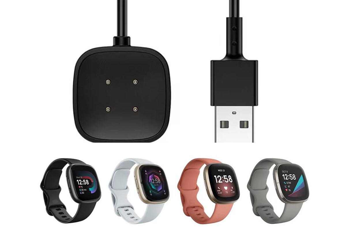 For Fitbit Smart Watch Inspire 3 USB Charger Charging Cable-Versa3/4 /sense2/sense charging cable