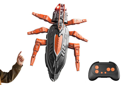 Rechargeable Wall Climbing Gecko RC Car Toy Orange