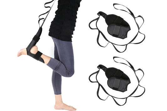 2Pcs 6 Multi-Loop Stretch Strap Yoga Straps For Stretching Yoga Flexibility Stretch Band Gradient Fitness Stretching Strap