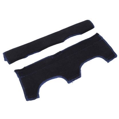 2 Cotton Fire Resistant Foam Hard Hat Sweatbands-Black