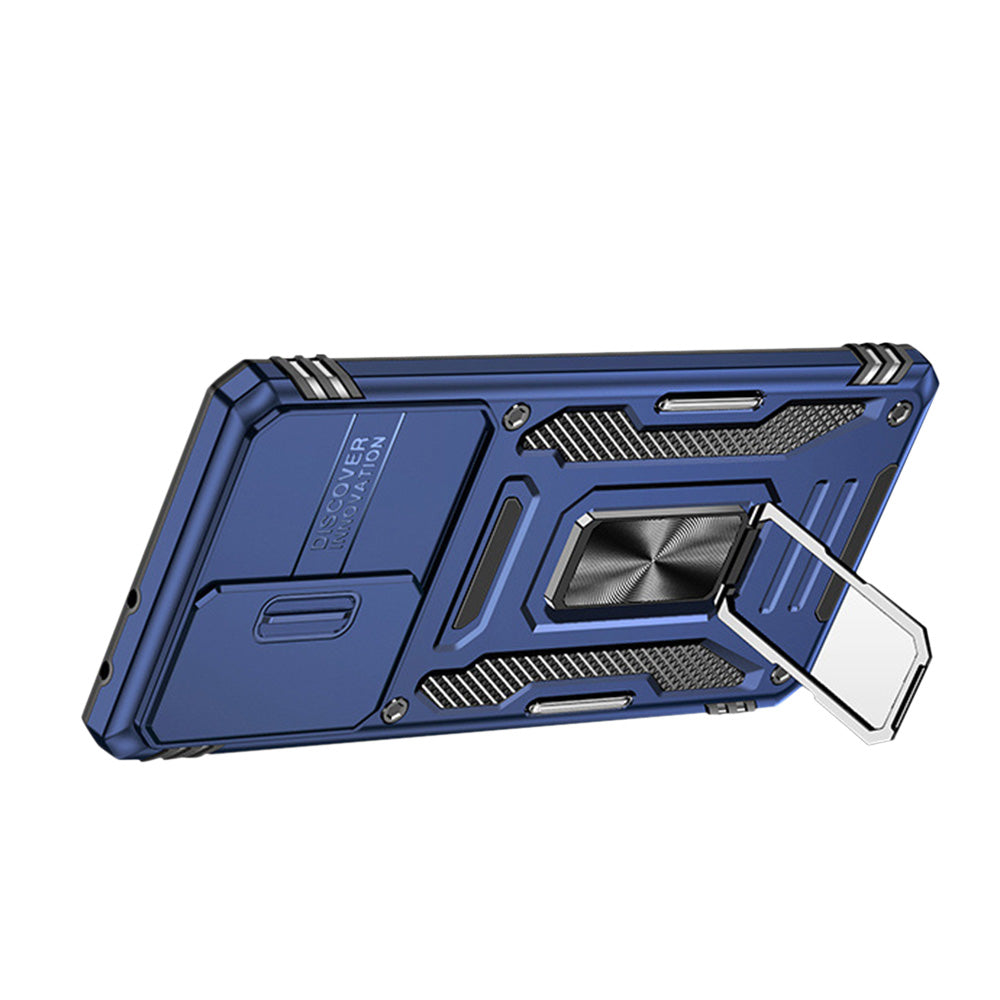 Ring Stand Phone Case for Samsung Galaxy A57 - Navy