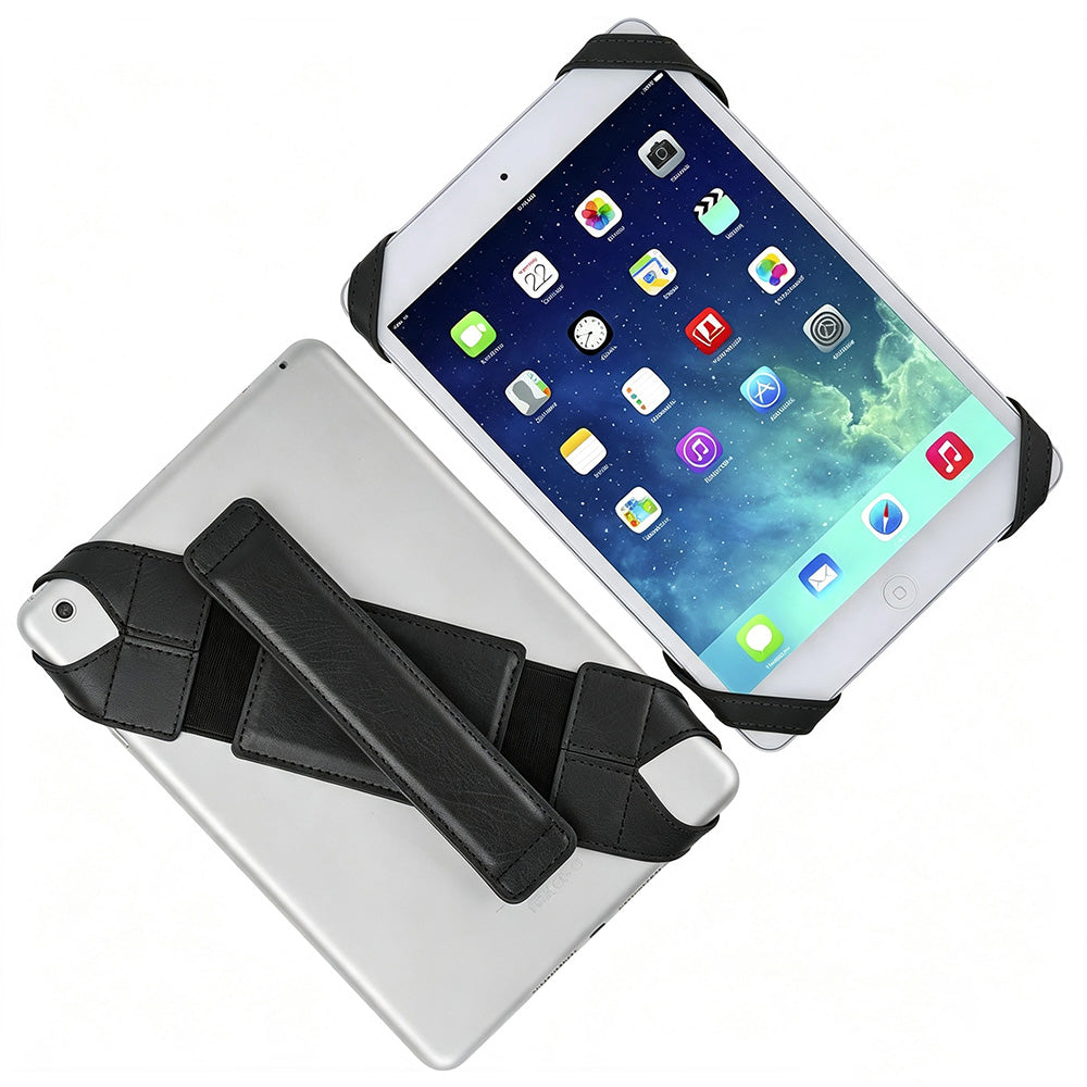PU Leather Hand Strap Holder Stand-Black