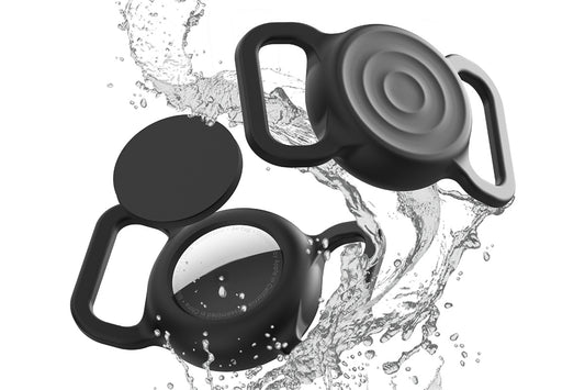 2Pcs Dog Collar Holder For Apple AirTag Silicone Air Tags Protective Case